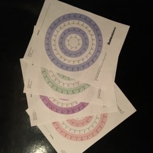 Math Fact Bullseye Worksheets