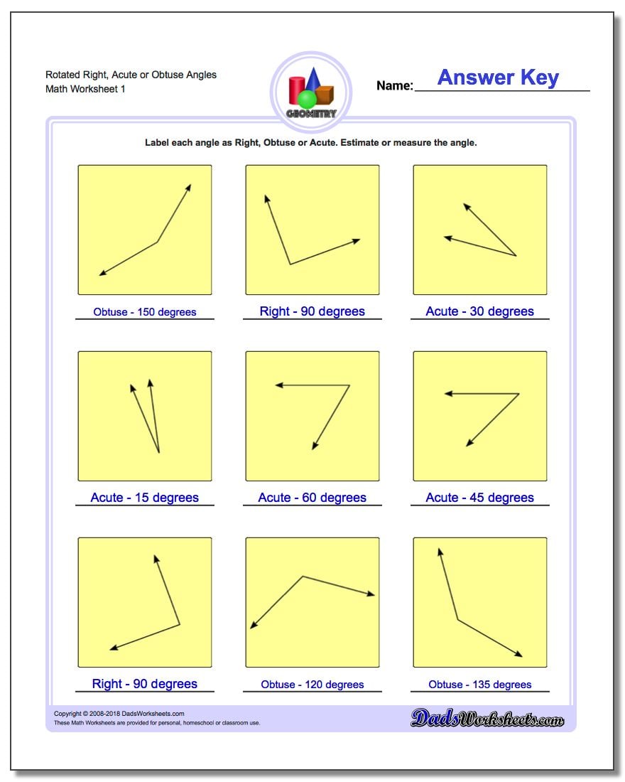 Angles, Right, Obtuse, Acute learning, multiplication, free worksheets, and worksheets for teachers Right Acute And Obtuse Angles Worksheets 1025 x 810