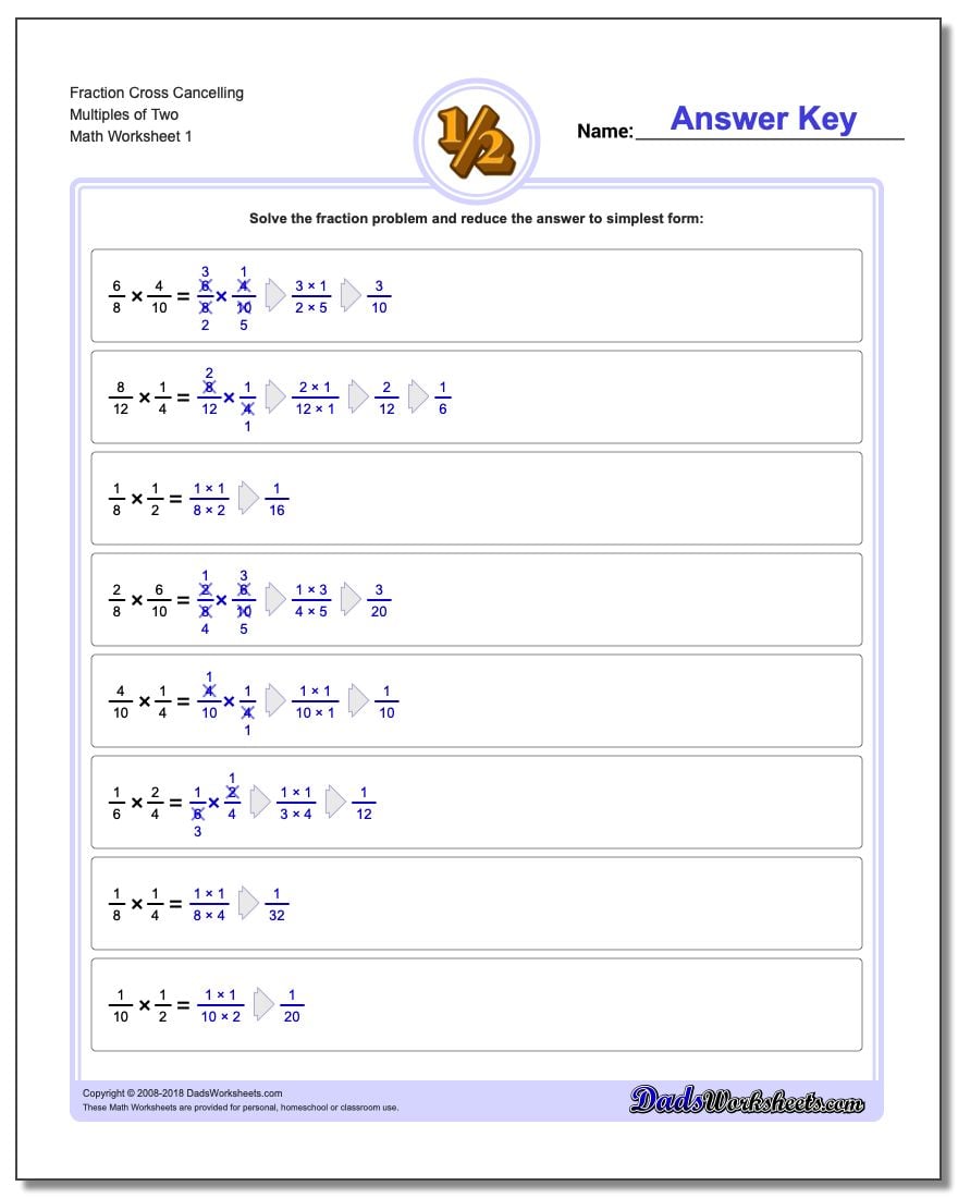 multiplying-fractions-cross-cancelling-worksheet