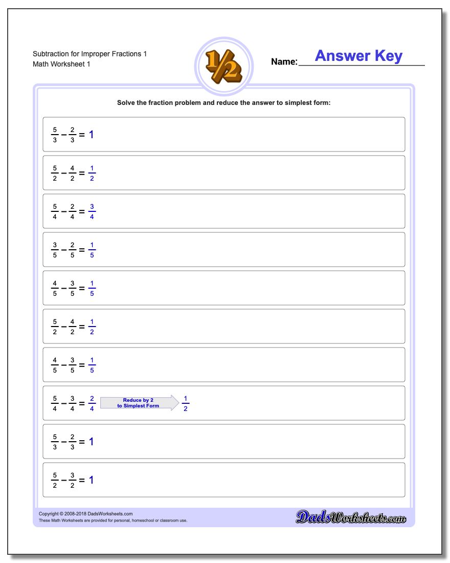 Fraction Subtraction
