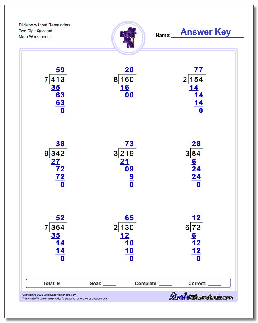 division-without-remainders