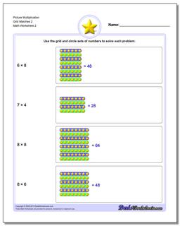 Picture Math Multiplication