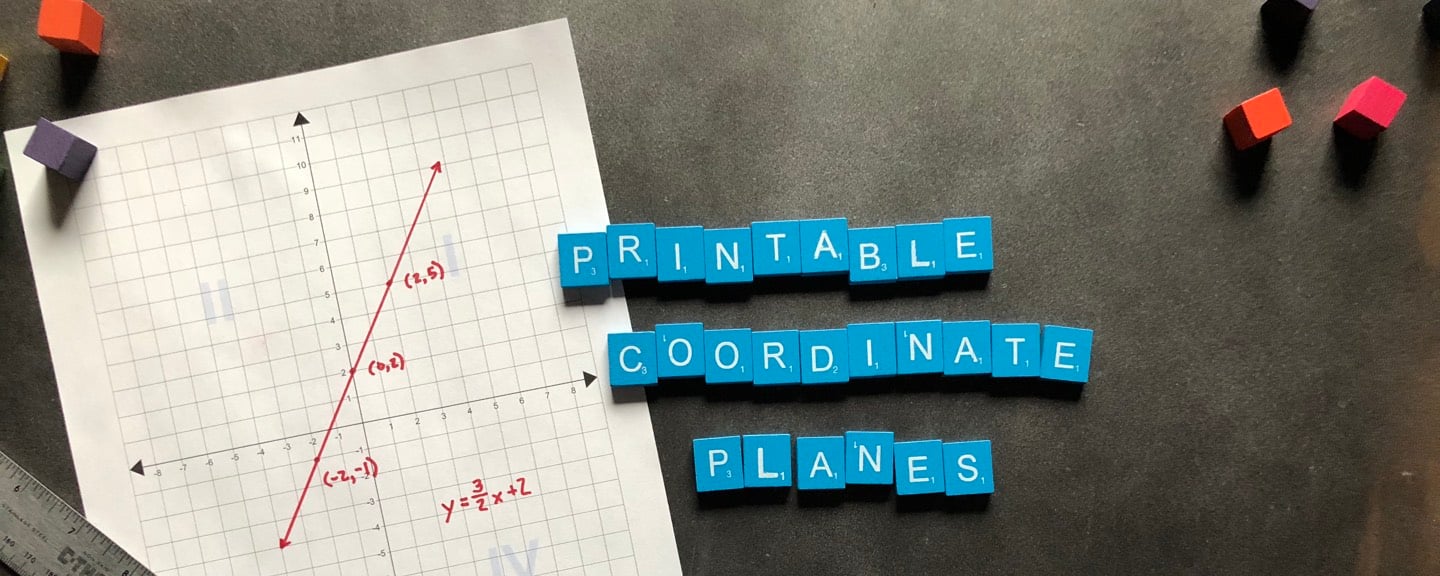 Printable Blank Coordinate Planes