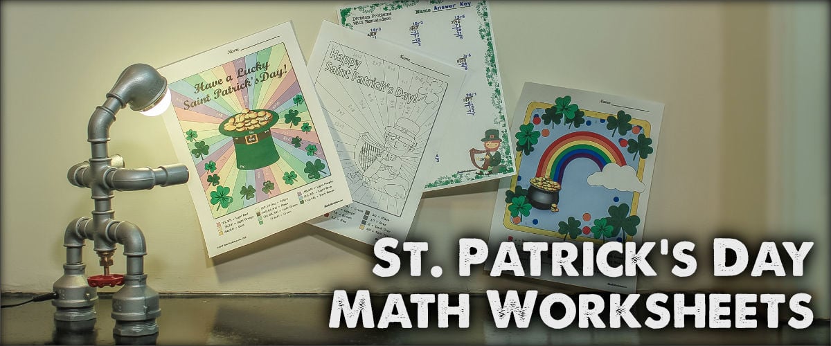 St. Patrick's Day Math Worksheets