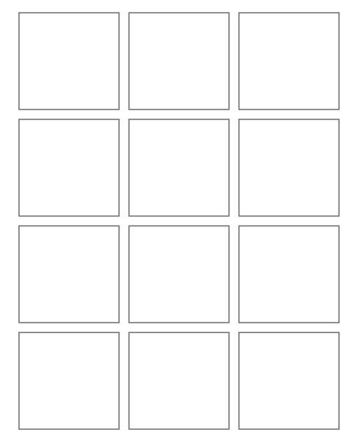 Comic strip template printables in PDF format for manga, newspaper or other styles. Panel 3 panel, 4 panel, 5 panel and more layouts in various styles, including with speech bubbles. 3 Panel 3 By 4