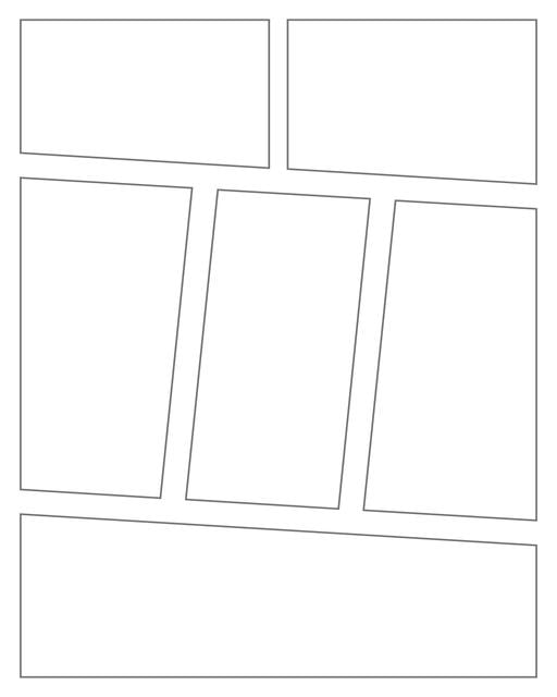 Comic Book Templates ( Blank Comic Book Paper / Blank Novel Paper Templates  )