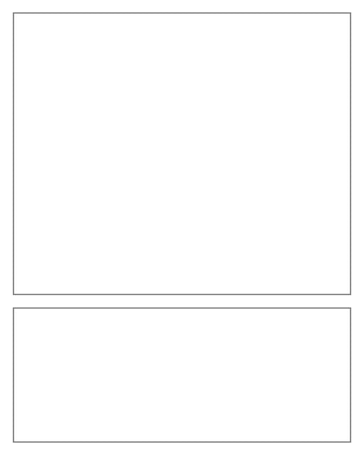 Comic strip template printables in PDF format for manga, newspaper or other styles. Panel 3 panel, 4 panel, 5 panel and more layouts in various styles, including with speech bubbles. Rectangle Panels 2 Panel