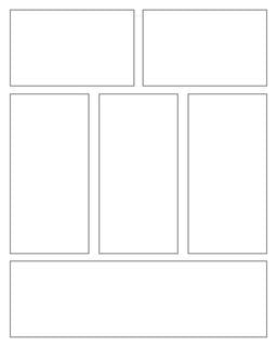 Printable 6 Panel Comic Strip