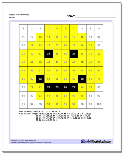 Hundreds Square Game - 100s Chart Jigsaw Puzzle - Number Chart Fun
