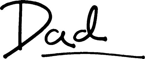 Dad's Signature