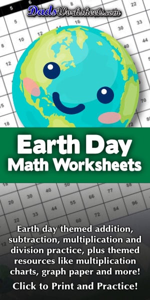 Earth Day Math Worksheets