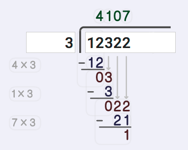 Visual Long Division Calculator