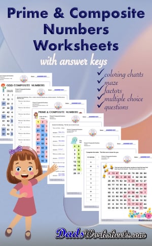 Free Prime and Composite Numbers Worksheets