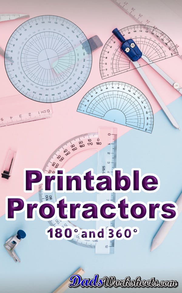 Free Printable Protractors