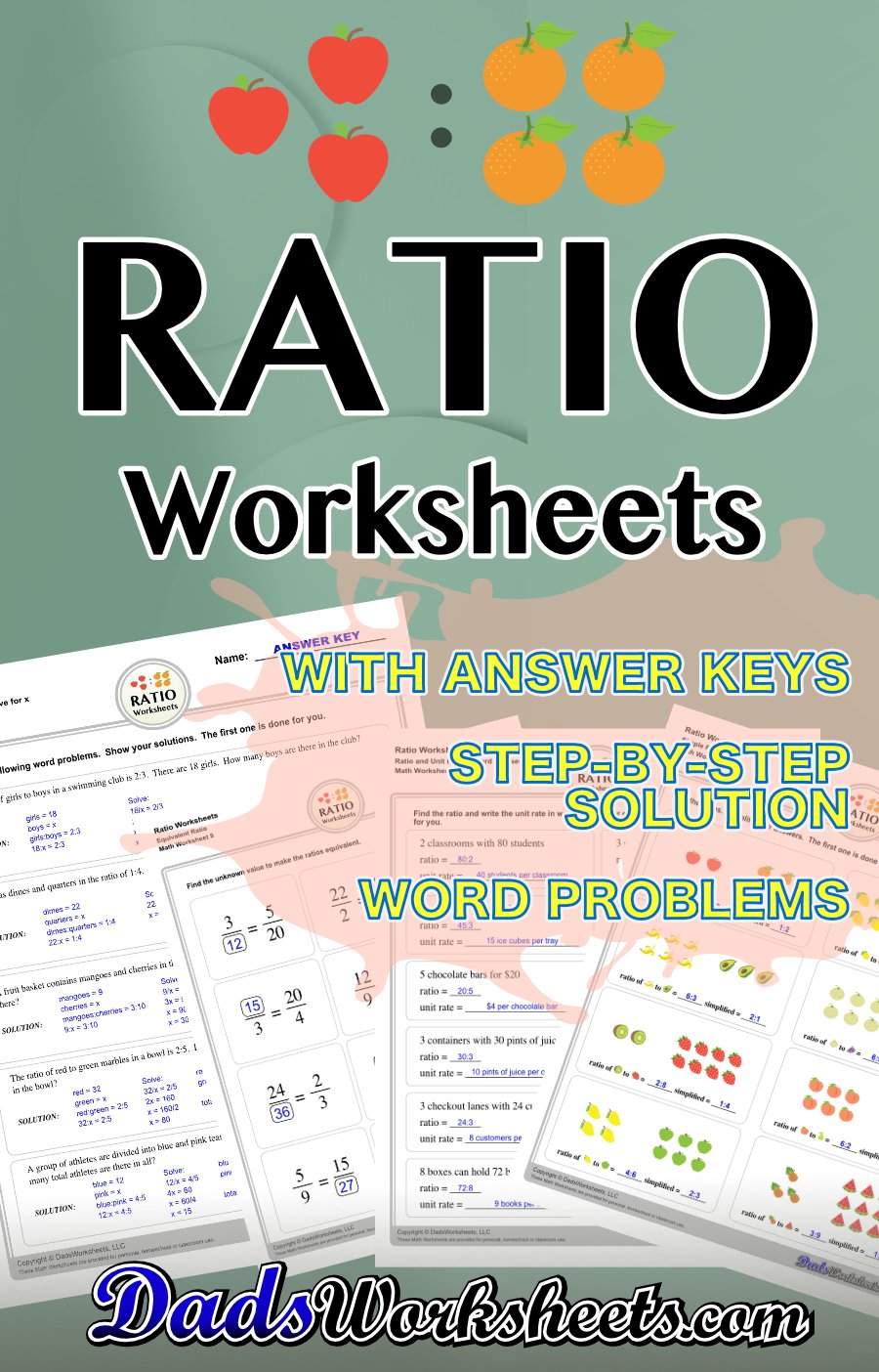 Free Ratio Worksheets