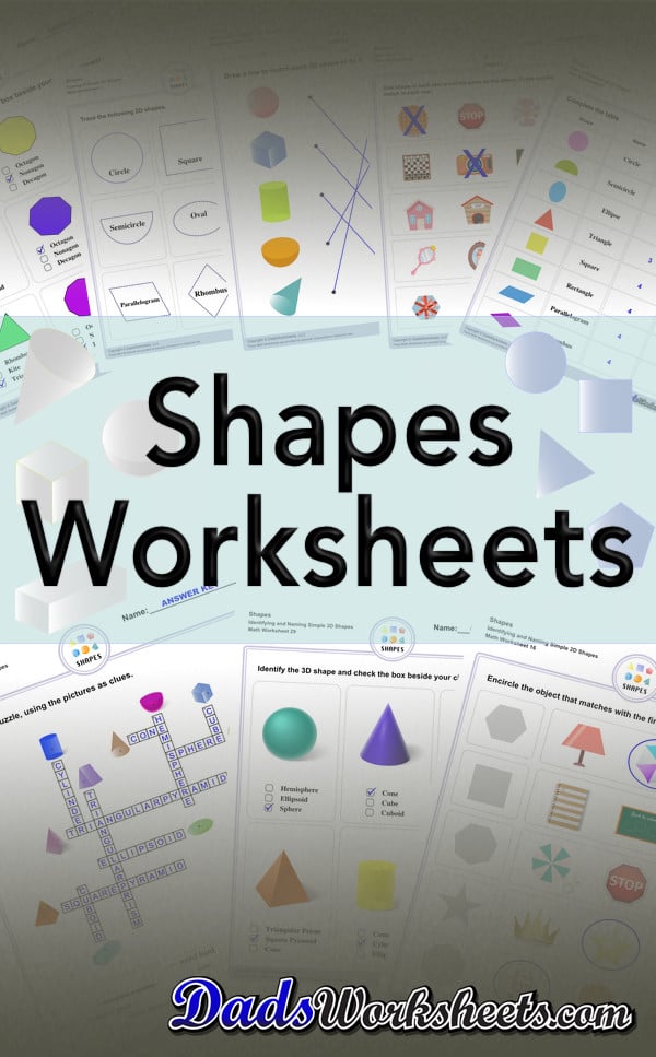 Shapes Worksheets