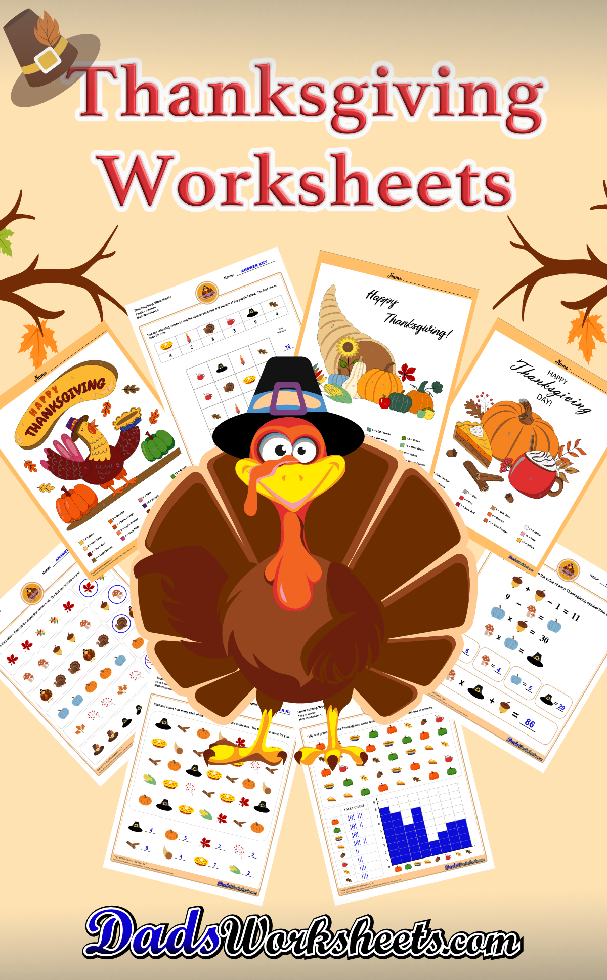 Thanksgiving Math Worksheets