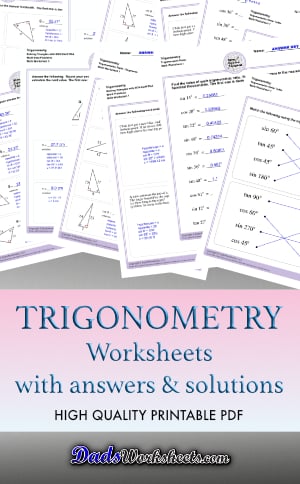 Trigonometry Worksheets