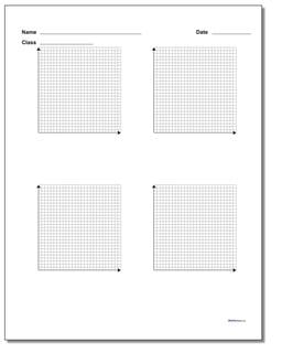 Four Problem Quadrant 1 Worksheet Paper