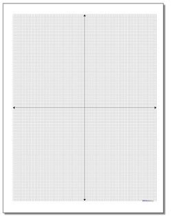 Cartesian Metric Graph Paper