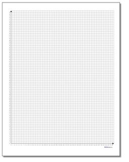 Quadrant 1 Printable Coordinate Plane Worksheet