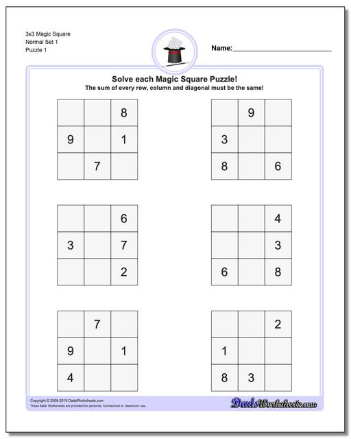 Perfect Squares Chart 1 25