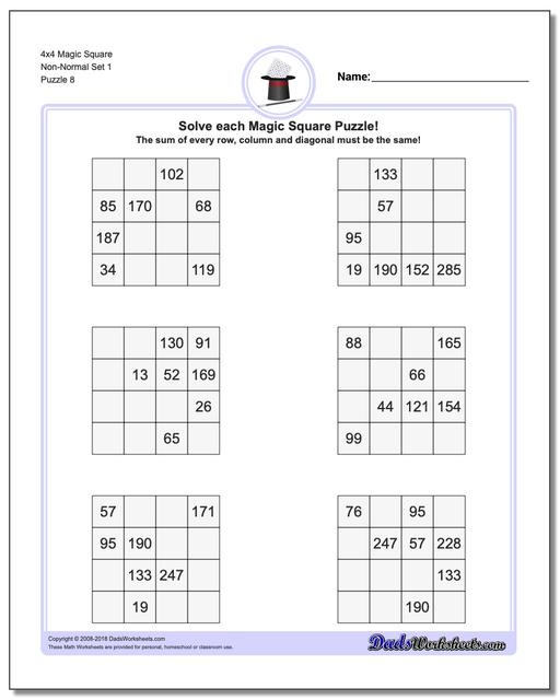 4x4 Magic Square