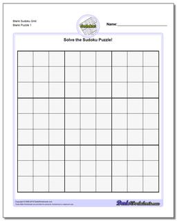 Free Printable Sudoku 3x3 D001