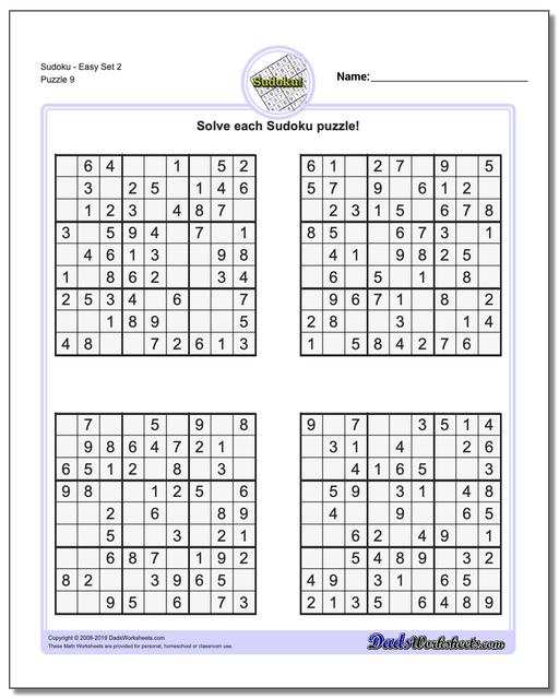 sudoku easy