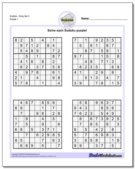 sudoku easy