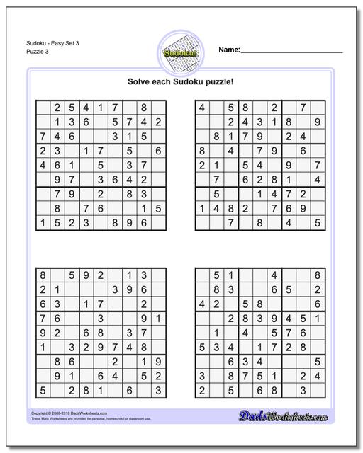 sudoku easy