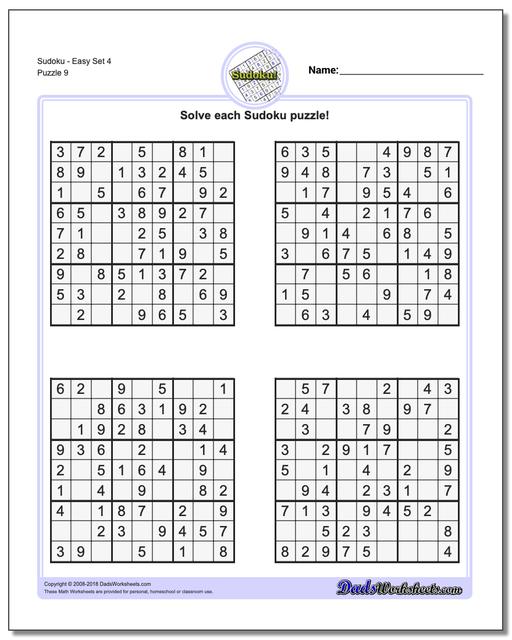 Sudoku Easy Sudoku Easy