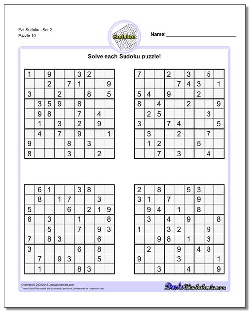 sudoku-evil-printable