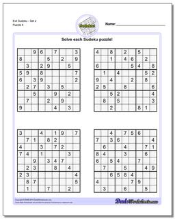 Evil sudoku puzzles discount