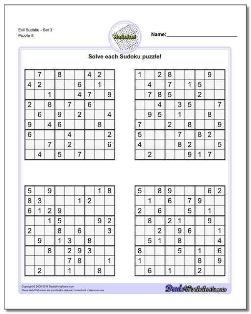 Sudoku Evil