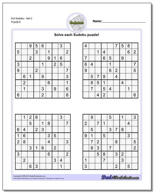 Sudoku Evil