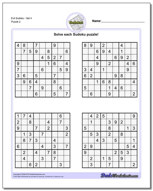 Sudoku Evil