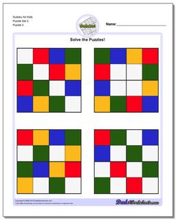 Sudoku for Kids Puzzle Set 2 /puzzles/sudoku.html