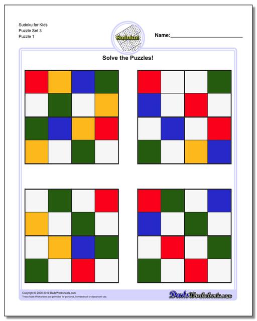 Sudoku for Small children photograph regarding Kids Sudoku Printable identify Sudoku for Young children
