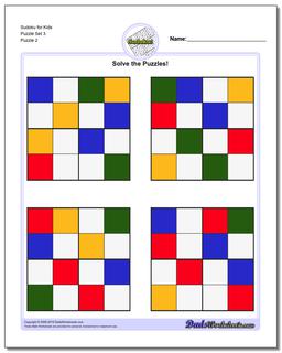 Sudoku for Kids Puzzle Set 3 /puzzles/sudoku.html