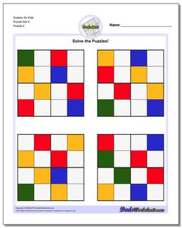 Sudoku for Kids Puzzle Set 5 /puzzles/sudoku.html