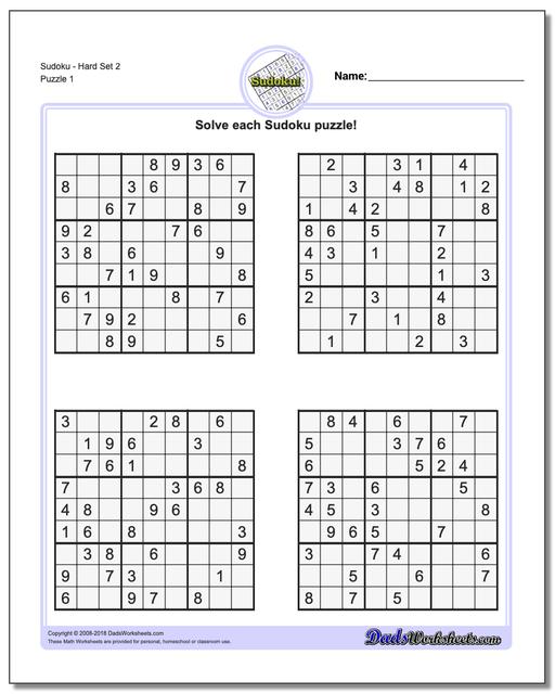 sudoku hard