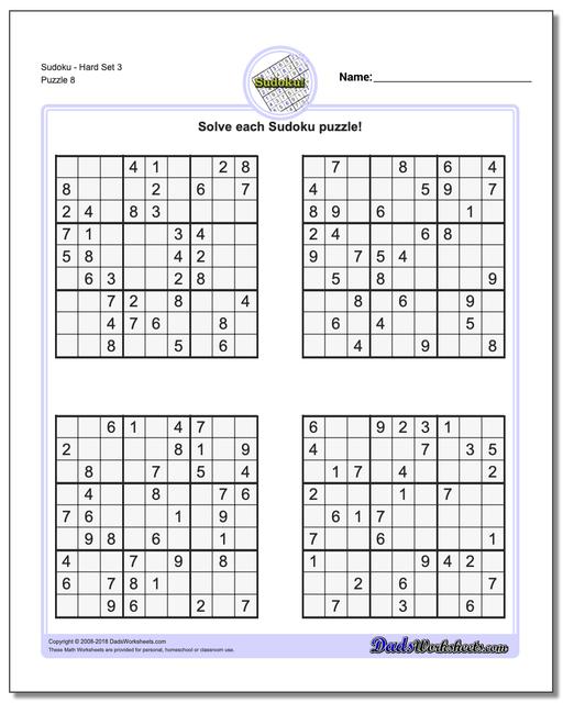 sudoku hard