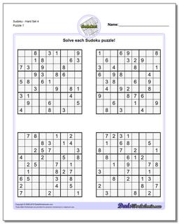 Print Free Sudoku - Sudoku Printable from easy to the most difficult