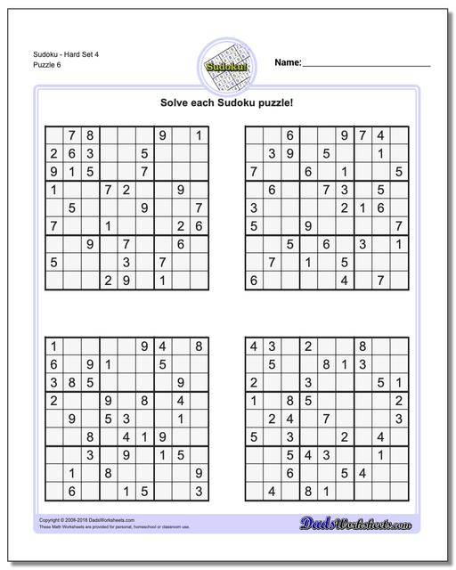 printable sudoku puzzles hard that are unusual hudson website