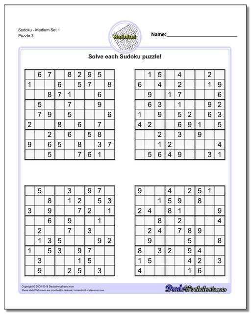 sudoku medium