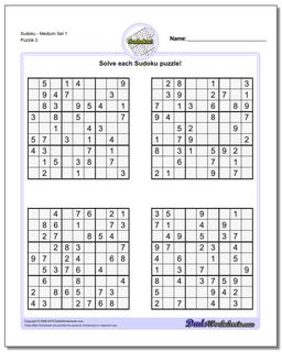 Sudoku puzzle of the day