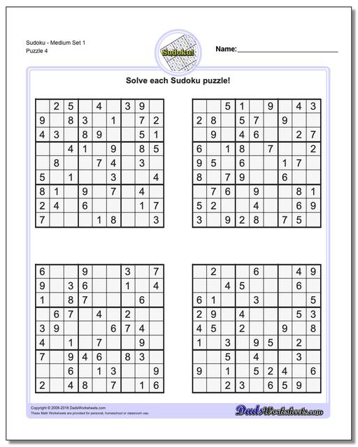 sudoku medium