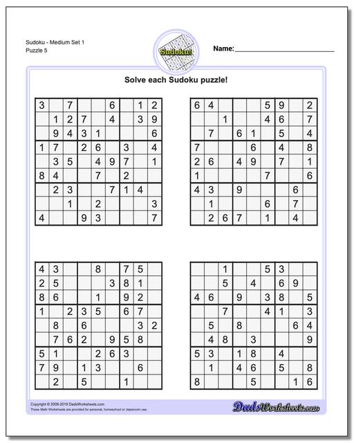 sudoku medium
