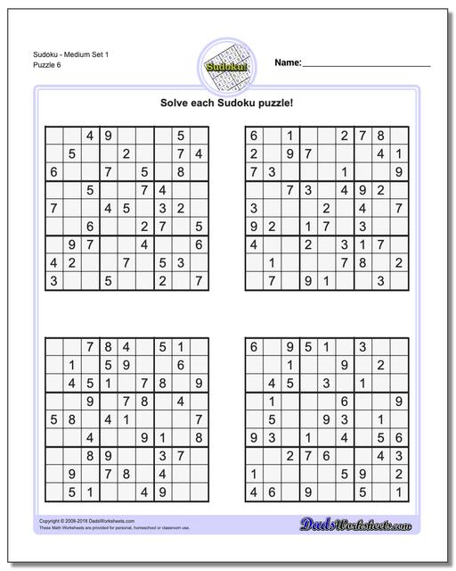 sudoku medium